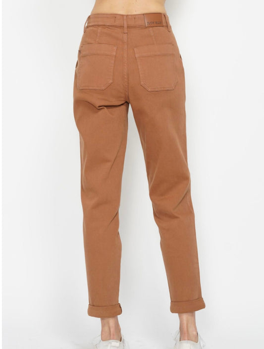 Judy Blue Camel High Waisted Joggers - 88857