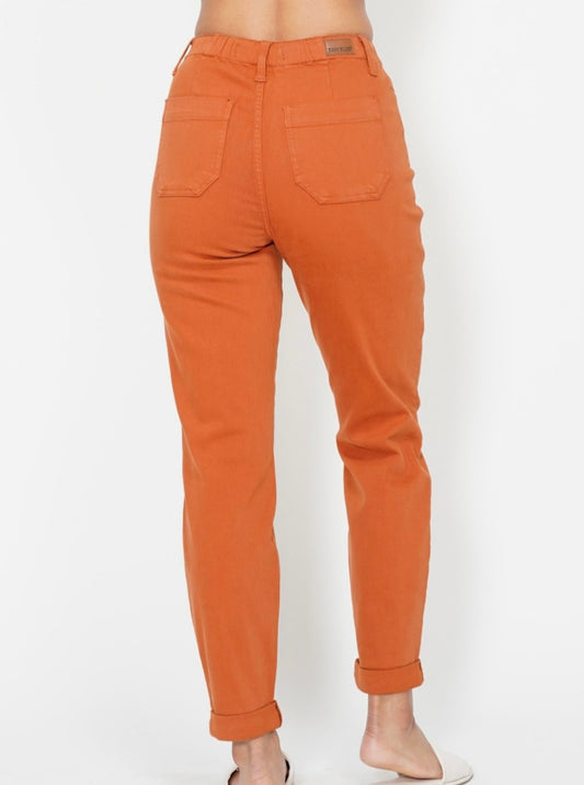 Judy Blue Orange High Waisted Joggers - 88911