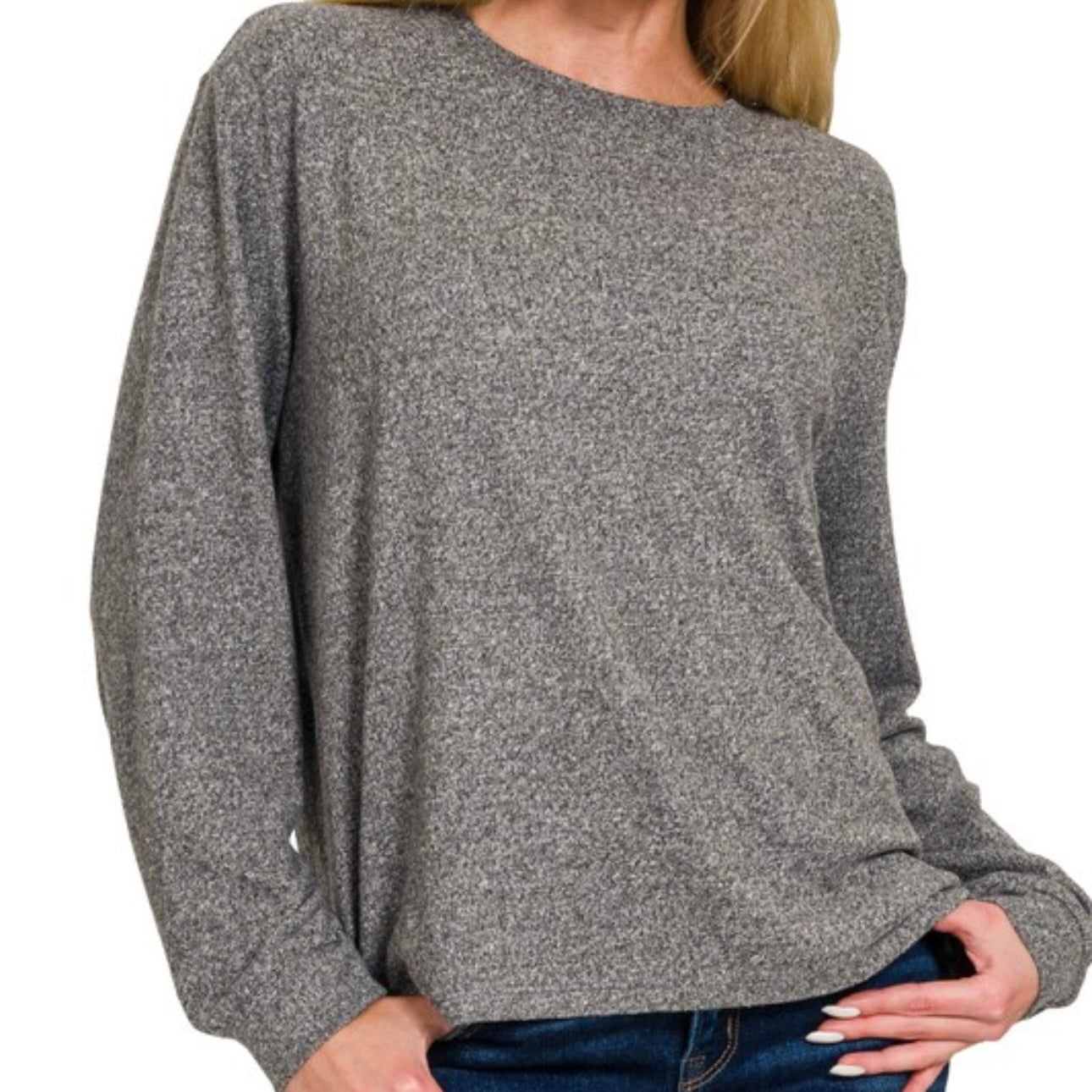 Relaxed Fit Long Sleeve Tee