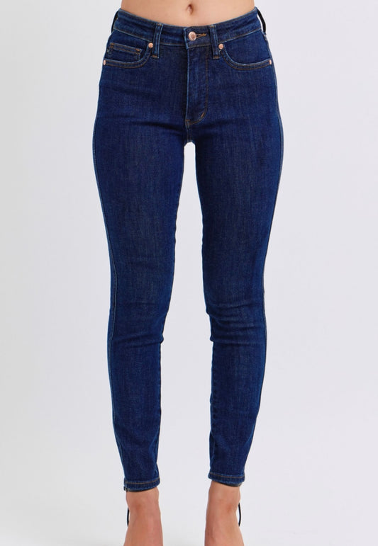 Judy Blue Mid Rise Tummy Control Classic Skinny Jeans - 88894