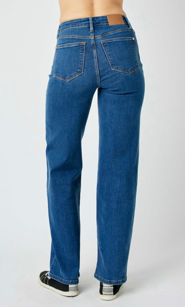 Judy Blue High Waisted Vintage Wide Jeans - 82553