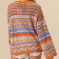 Multi-Color Open Knit Sweater