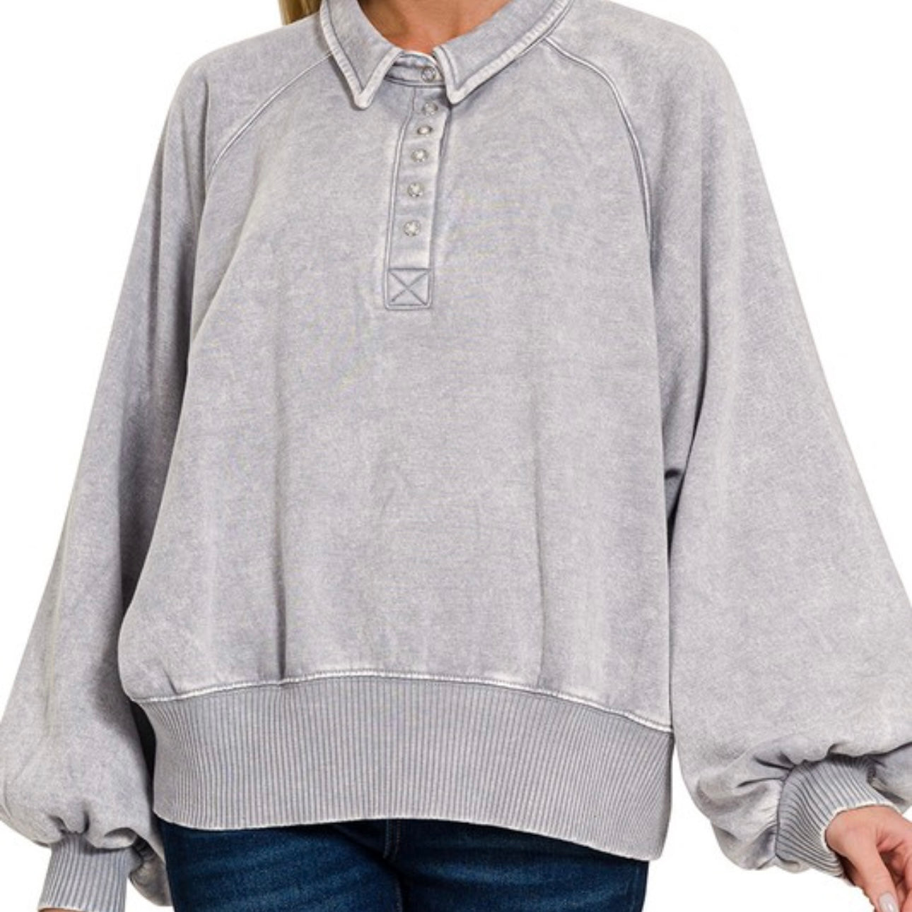 Best Clothing Boutiques | Collared Pullover from Pineapple Paisley