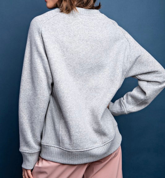 French Terry Crewneck Sweatshirt