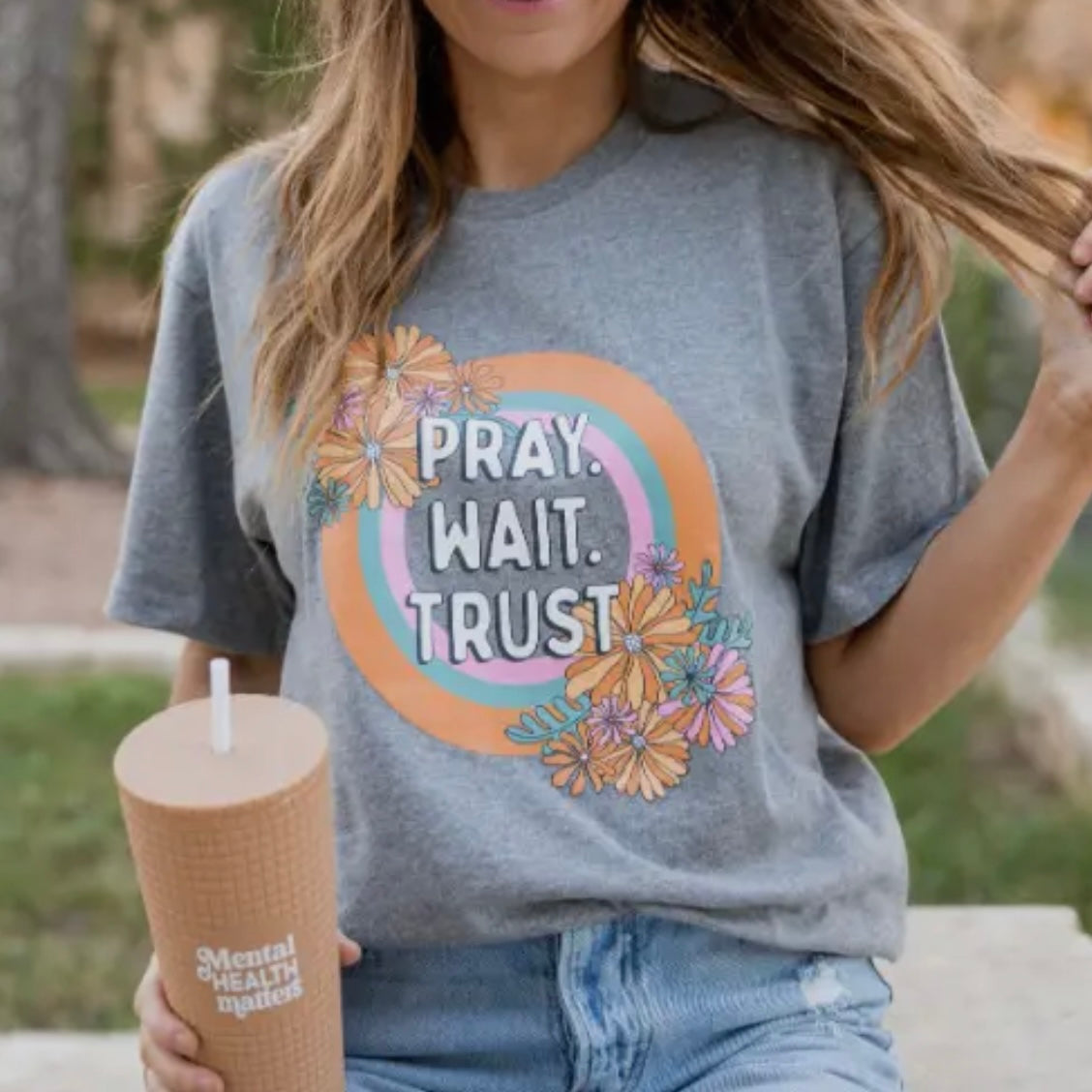 Pray Wait Trust SS Tee