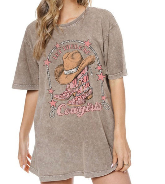 Let There Be Cowgirls Boyfriend Fit Graphic Tee