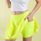 Butter Soft Pleated Active Skort