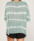 Seafoam Oversized Knit Tie Dye Top