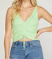 Pistachio Sleeveless Knit Top