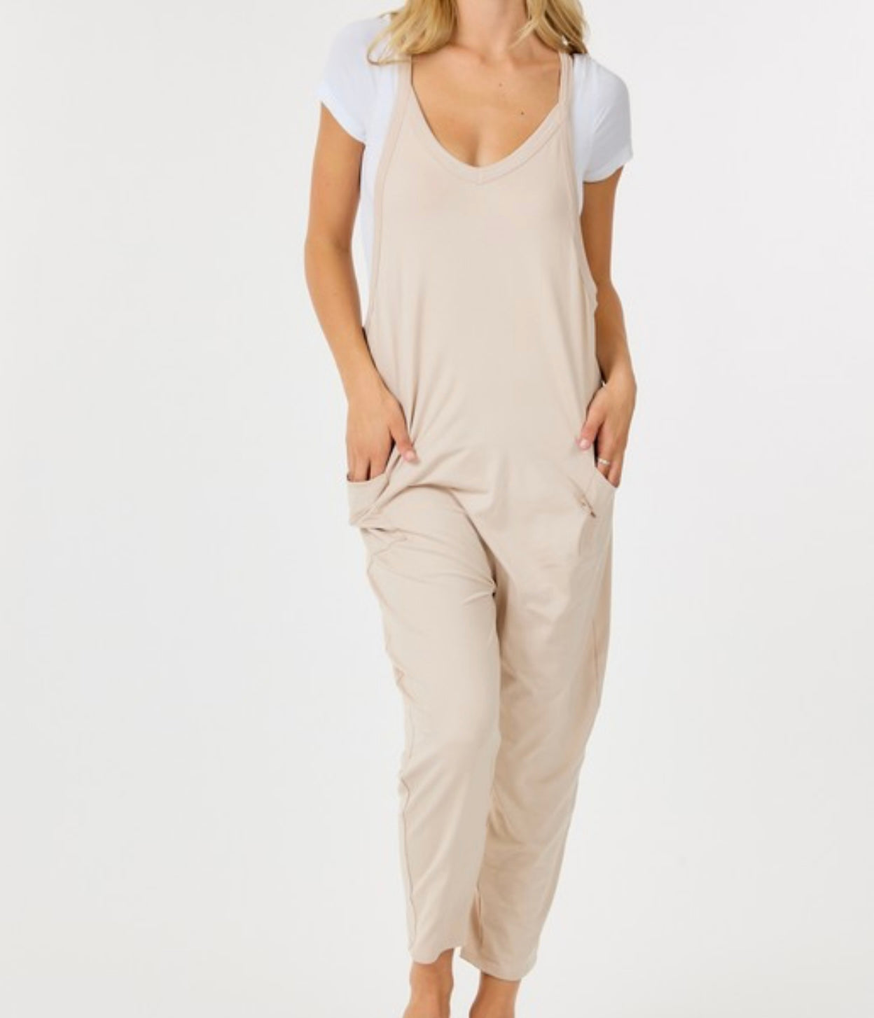 Solid Loose Fit Jumpsuit