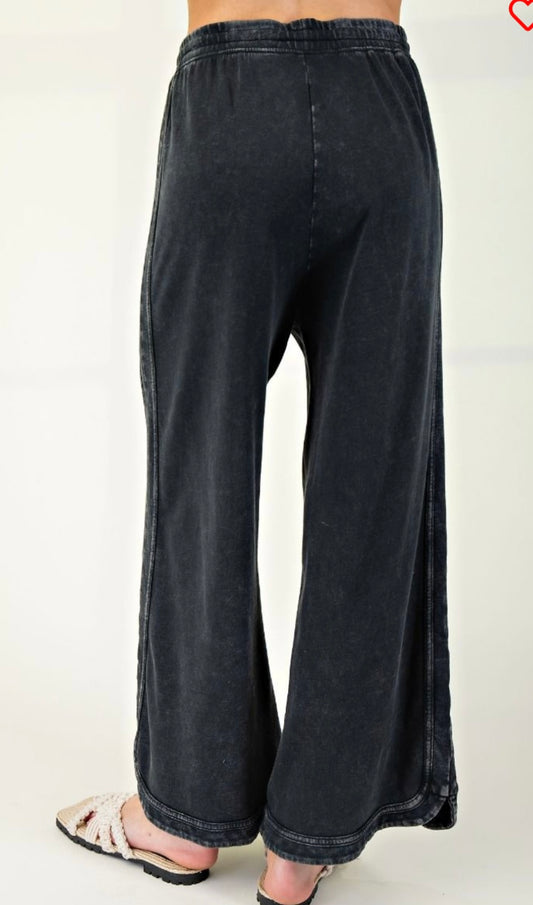 Mineral Wash Terry Knit Pants